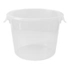 CONTENEUR DE STOCKAGE RONDE PE SEMI-TRANSPARANT 5.7L (12) photo du produit