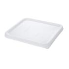 COUVERCLE PE BLANC POUR BOITE DE STOCKAGE CARRE 1.9-3.8-5.7-7.6L (12) photo du produit