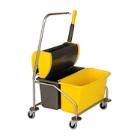 CHARIOT DE LAVAGE DOUBLE TWIXTER 2X20L AVEC PRESSE (1) photo du produit
