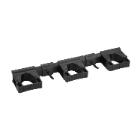 SUPPORT MURAL MODULABLE NOIR 42CM (1) photo du produit