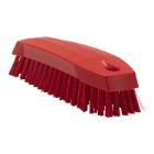 BROSSE A MAIN VIKAN POLYESTER ROUGE 17X4X 5CM (1) photo du produit