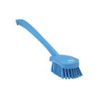 BROSSE A MAIN VIKAN AVEC MANCHE LONGUE POLYESTER DUR BLEU (1) photo du produit