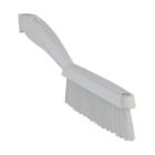 BROSSE A MAIN VIKAN ETROITE DUR POLYESTER BLANC 27CM (1) photo du produit