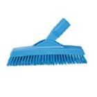 BROSSE A RECURER VIKAN PASSAGE D'EAU DUR POLYESTER BLEU 22,5CM (1) photo du produit