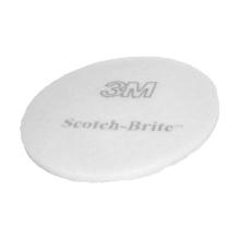 3M Scotch-Brite vloer pad 16inch-41cm polyester wit Artikel foto
