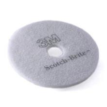 3M Scotch-Brite vloer pad 14inch-35cm polyester wit Artikel foto