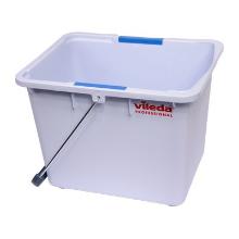 Vileda origo emmer met blauwe clip dubbele emmer combinatie 15ltr grijs Artikel foto