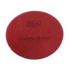 3M vloer pad 17inch-43cm polyester rood Artikel foto