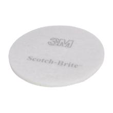 3M vloer pad 17inch-43cm polyester wit Artikel foto