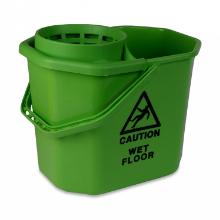 Mopemmer 10ltr groen met korf Artikel foto