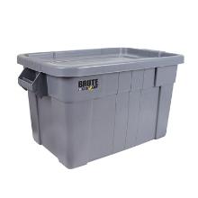 Opbergbox brute 75.5ltr met deksel grijs PE 710x440x385mm Rubbermaid Artikel foto