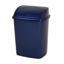 Afvalbak met swing deksel kunststof 26ltr blauw Artikel foto