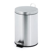 Afvalbak pedaalemmer met kunststof binnenemmer 12ltr rvs V-part Artikel foto