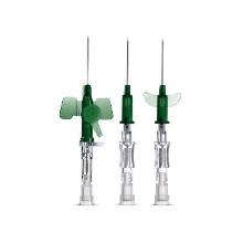 Infuusnaald Safetouch 18G 1,3x32mm met bijspuitpoort en vleugels groen Nipro Artikel foto