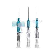 Infuusnaald Safetouch 22G 0,8x32mm met bijspuitpoort en vleugels blauw Nipro Artikel foto