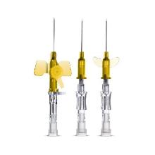 Infuusnaald Safetouch 24G 0,7x25mm met bijspuitpoort en vleugels geel Nipro Artikel foto