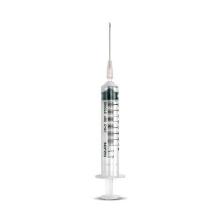 Spuit 3-delig 5ml luer slip centrisch met naald 21Gx38mm Nipro Artikel foto