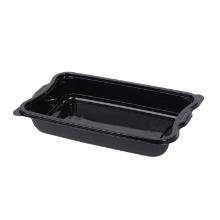 Schaal menu 1-vak C3265-1a zwart 262x162x45mm CPET Artikel foto