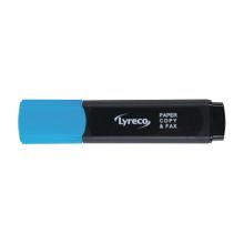 Lyreco tekstmarker markeerstift beitelpunt 1-5mm blauw Artikel foto