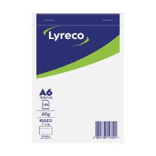 Lyreco schrijfblok A6 gelijnd geniet 100 vel Artikel foto
