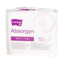 Absorgyn 35x11cm zonder barri&egrave;relaag A15 inlegverband Artikel foto