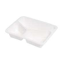 Menubak 3-vak 228x178x45mm pp wit Artikel foto