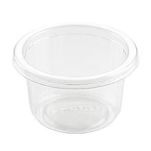 Schaal fixpack rond transparant 110ml 80x80x46mm apet Artikel foto