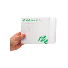 Melgisorb ag antimicrobieel alginaatverband 3x44cm matig sterk exsuderende wond Artikel foto