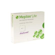 Mepilex lite schuimverband 6x8,5cm licht exsuderende acute en chronische wonden Artikel foto