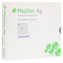 Mepilex ag antimicrobieel schuimverband 10x10cm licht tot matig exsuderende wond Artikel foto