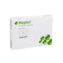 Mepitel 5x7cm zachte dubbelzijdige wondcontactlaag Artikel foto