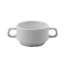 Kom soep 270ml met 2 oren wit 105x60mm porselein Profijt Artikel foto