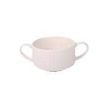 Kom soep 270ml met 2 oren creme 97x56mm porselein Allure Artikel foto