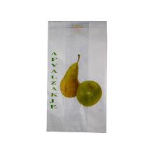 Afvalzak met plakstrip 15/4,5x29cm opdruk appel peer wit papier stickerzak Artikel foto