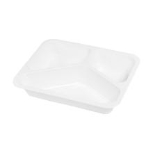 Duniform cateringtray bak 3-vak wit 227x178x40mm pp Artikel foto