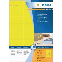Herma etiketten 4406 70x37mm geel Artikel foto