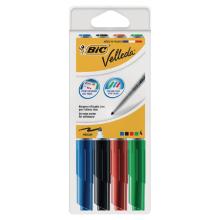 Bic Velleda 1741 whiteboard marker ronde punt 2mm assorti kleuren per 4 markers Artikel foto