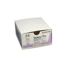 Ethicon Vicryl plus hechtdraad 1 M4 naald geen violet 6x45cm VCP1228E Artikel foto