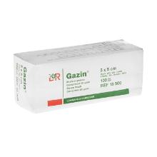 LR Gaascompres 5x5cm onsteriel zonder r&ouml;ntgencontrastdraad 17-draads 8-voudig Artikel foto