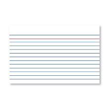 Exacompta systeemkaarten 100x150mm gelijnd wit Artikel foto