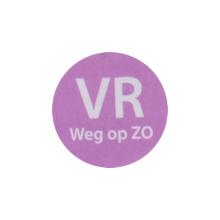 Daymark etiket HACCP vrijdag weg op zondag 19mm Artikel foto