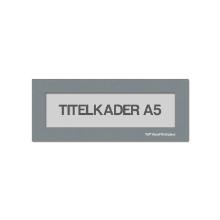 Titelkader A5 zilver Artikel foto