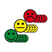 Magnetische Smileys geel 5cm Artikel foto