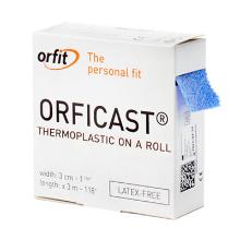 Orfit orficast more thermoplastisch tape 3cmx3m blauw Artikel foto