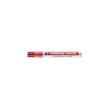 Edding 3000 permanent marker ronde punt 1,5-3mm rood Artikel foto