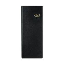 2027: Agenda bureau brepols saturnus 101 santex omslag 130x330mm zwart Artikel foto
