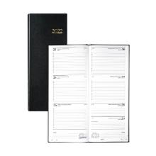 2027: Agenda bureau brepols saturnus 131 lima omslag 130x330mm zwart Artikel foto
