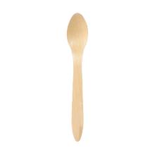Lepel dinner biopak 190mm gewaxt hout Artikel foto