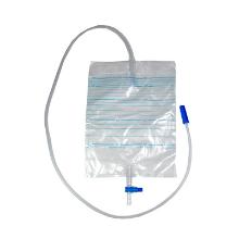 Curion curibag urineopvangzak eendaags 2000ml slang 110cm kruiskraan Artikel foto