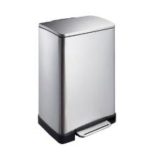 Afvalbak pedaalemmer E-Cube 40ltr mat rvs EKO Artikel foto